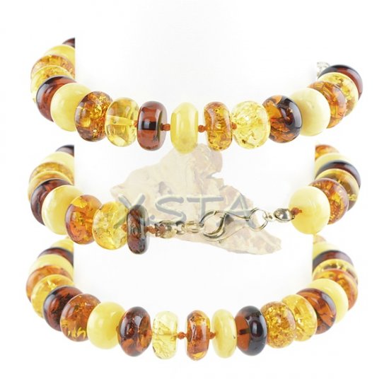 Mix color - wholesale amber bracelet